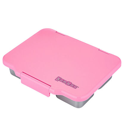 Yumbox Brotdose m. 4 Rum - Bento Steel - Versailles Pink