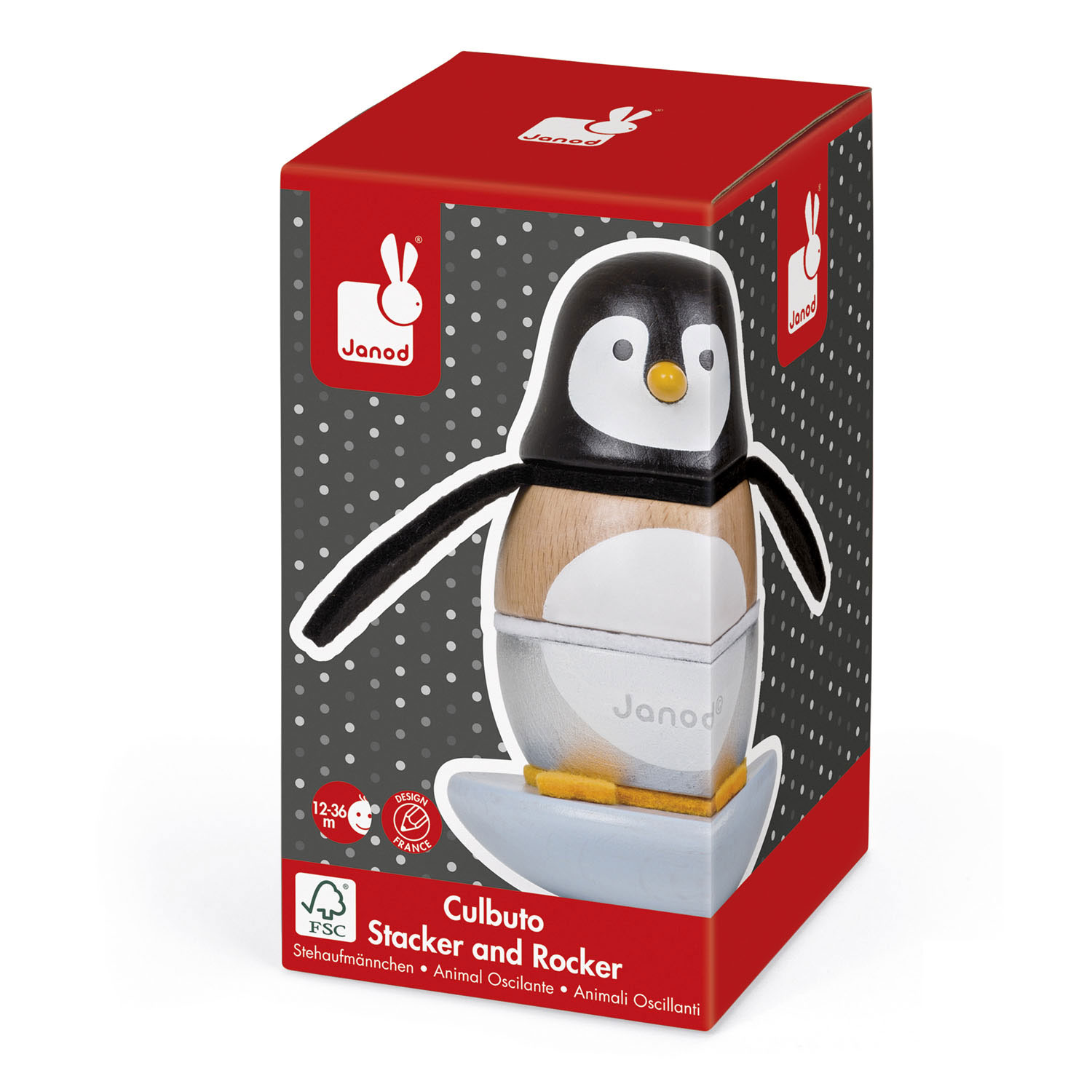 Janod Zigolos - Stapeltuimelaar Pinguïn