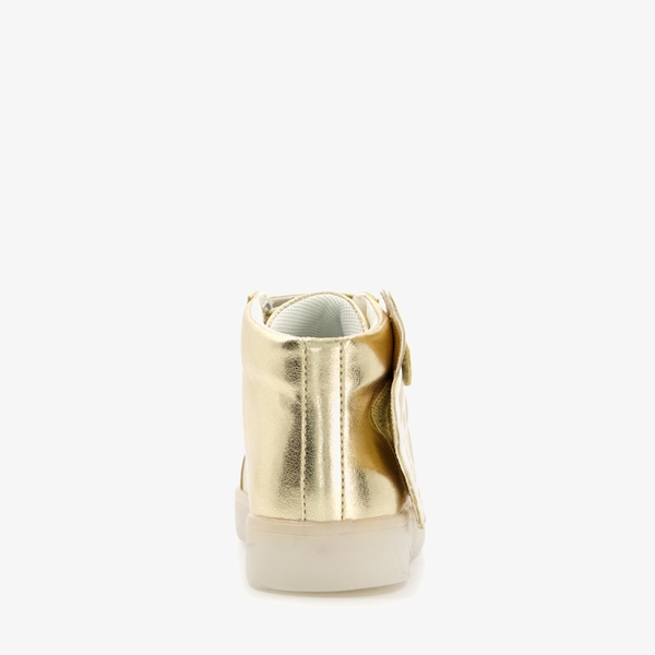 Blue Box hoge gouden meisjes sneakers met lichtjes