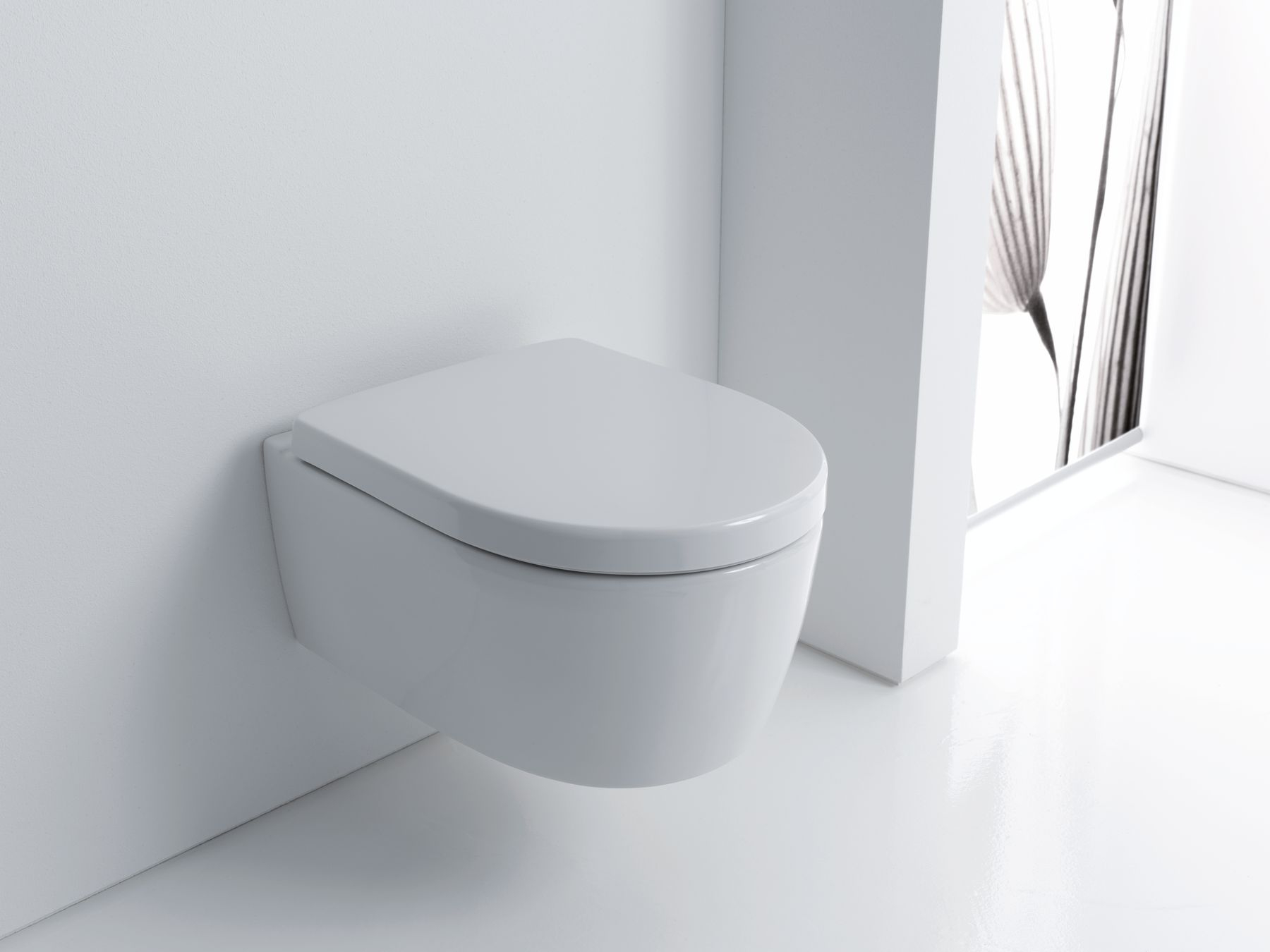 Geberit iCon Rimfree diepspoel toilet 36x53cm met KeraTect-glazuurlaag en zitting wit