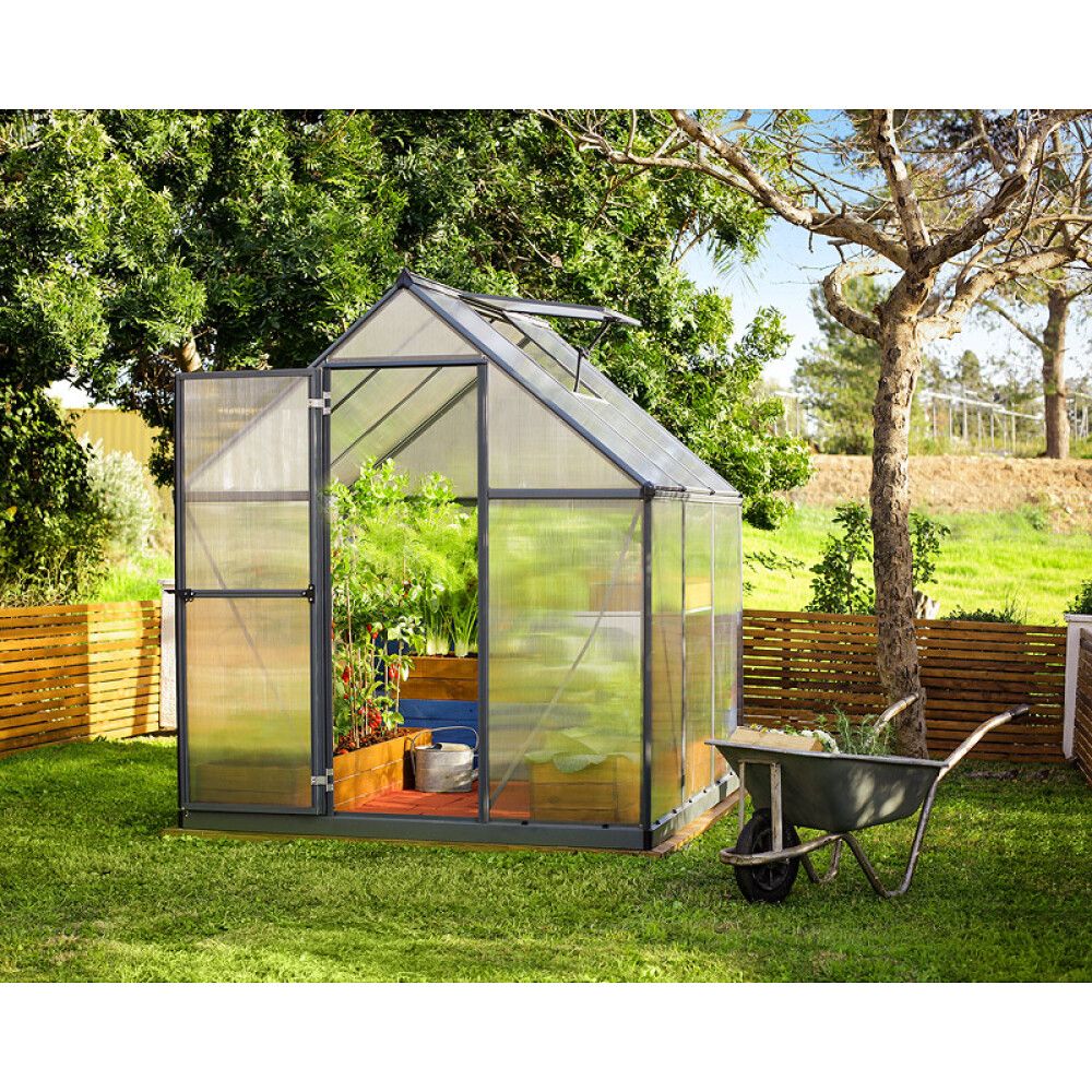 DRIVHUS CANOPIA MYTHOS ALU/POLY 3,4M² MØRKEGRÅ