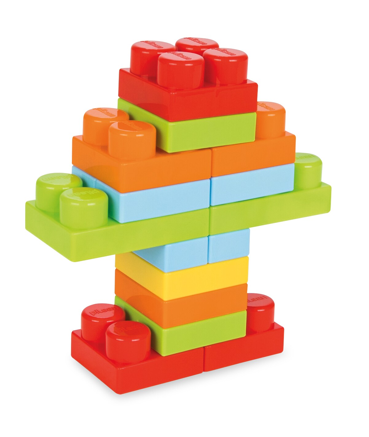 Pilsan Bausteine 03575 im Trolly 56 Teile, große bunte Bausteine, ab 12 Monaten bunt