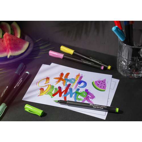 FABER-CASTELL Black Edition, Brush Soft Pen Sets
