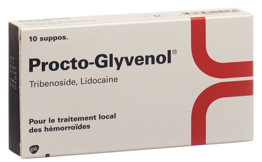 PROCTO-GLYVENOL Supp 400 mg Blist 10 Stk