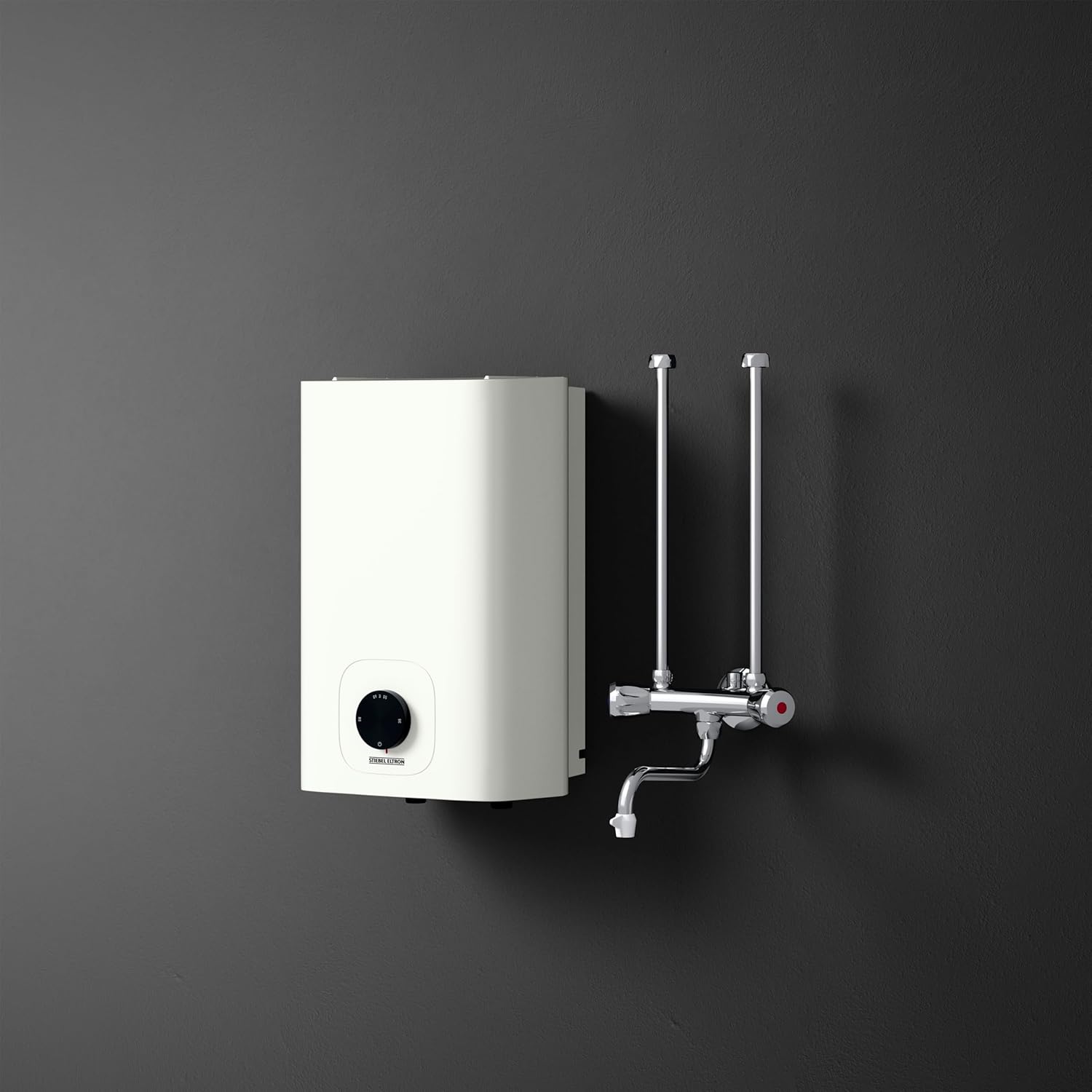 STIEBEL ELTRON OFP 5 Trend mit Wasserhahn VL, Übertisch Boiler 5 Liter Niederdruck, sehr kompakt, Stecker 230V, 2 kW, Made in Germany, 204970