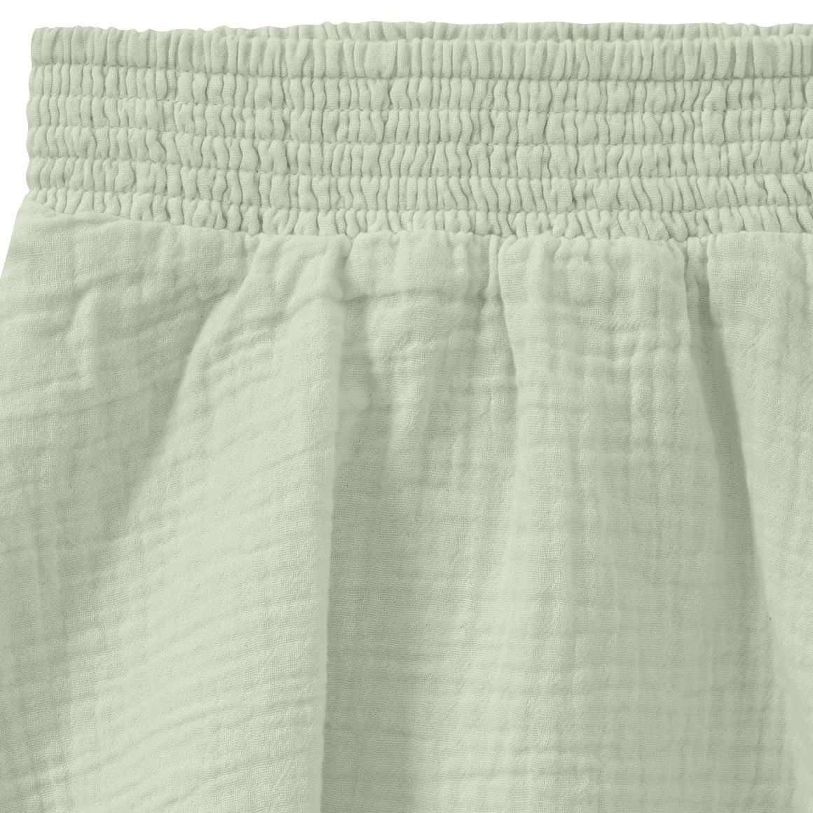 Topolino Pure Collection Mädchen Musselin-Rock mit Smokbund oliv