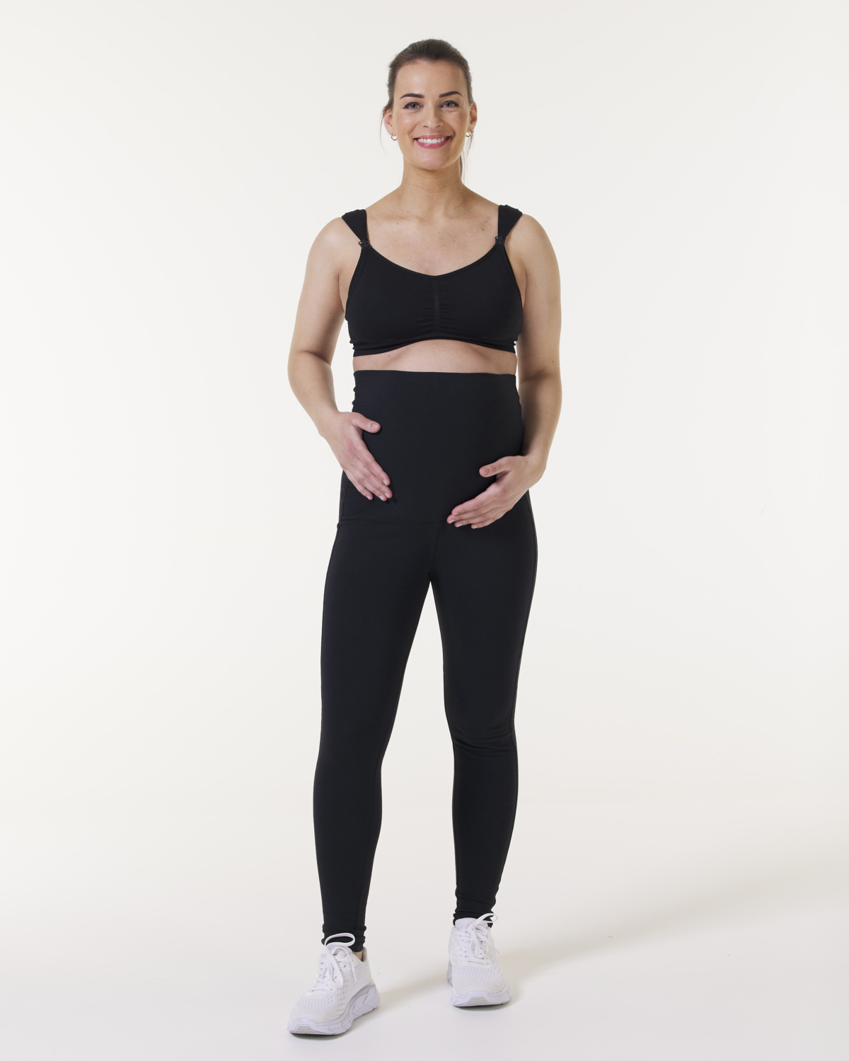 LEVITY Mama Cotton Leggings Black