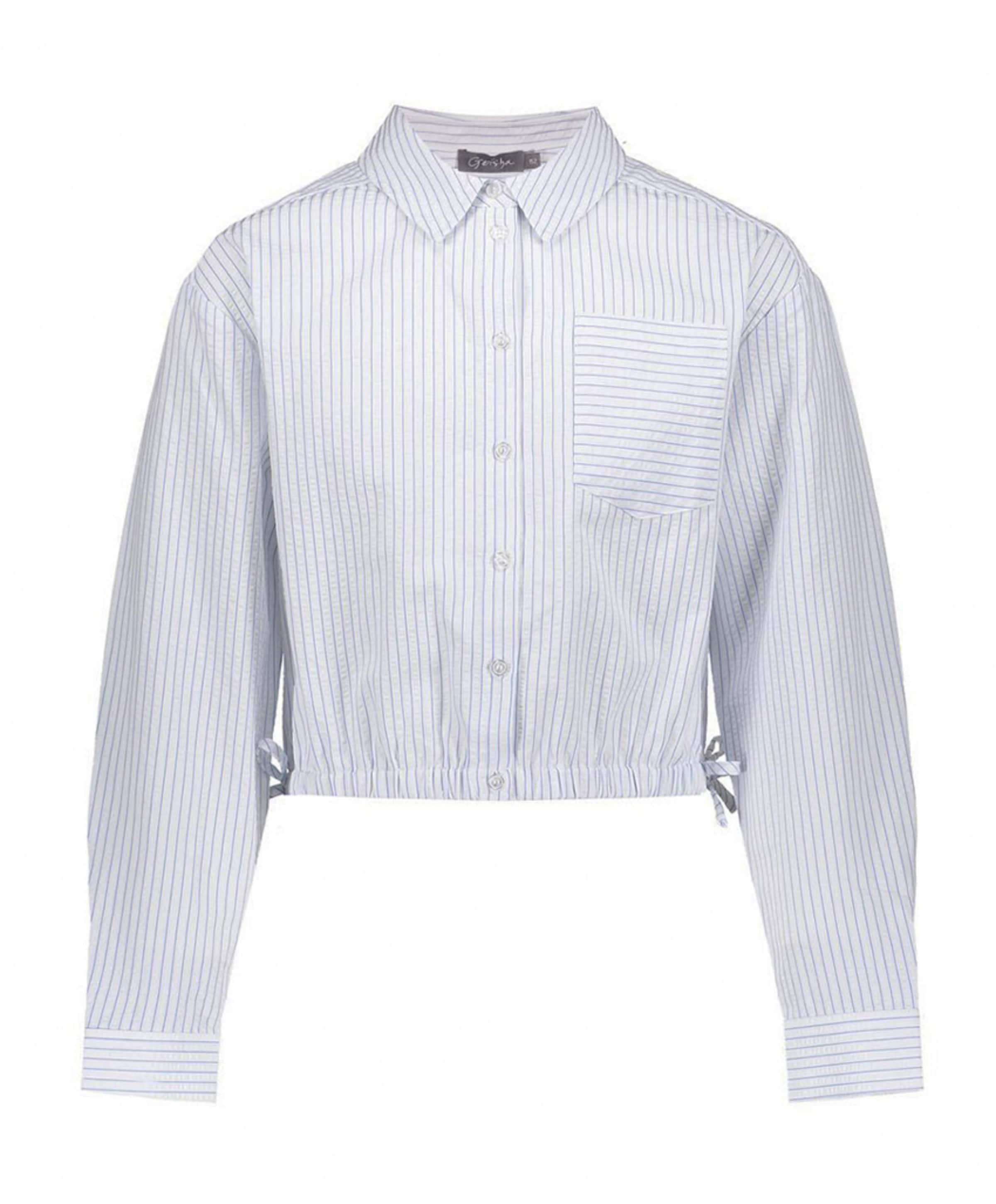 Geisha Meisjes blouse lange mouw ecru