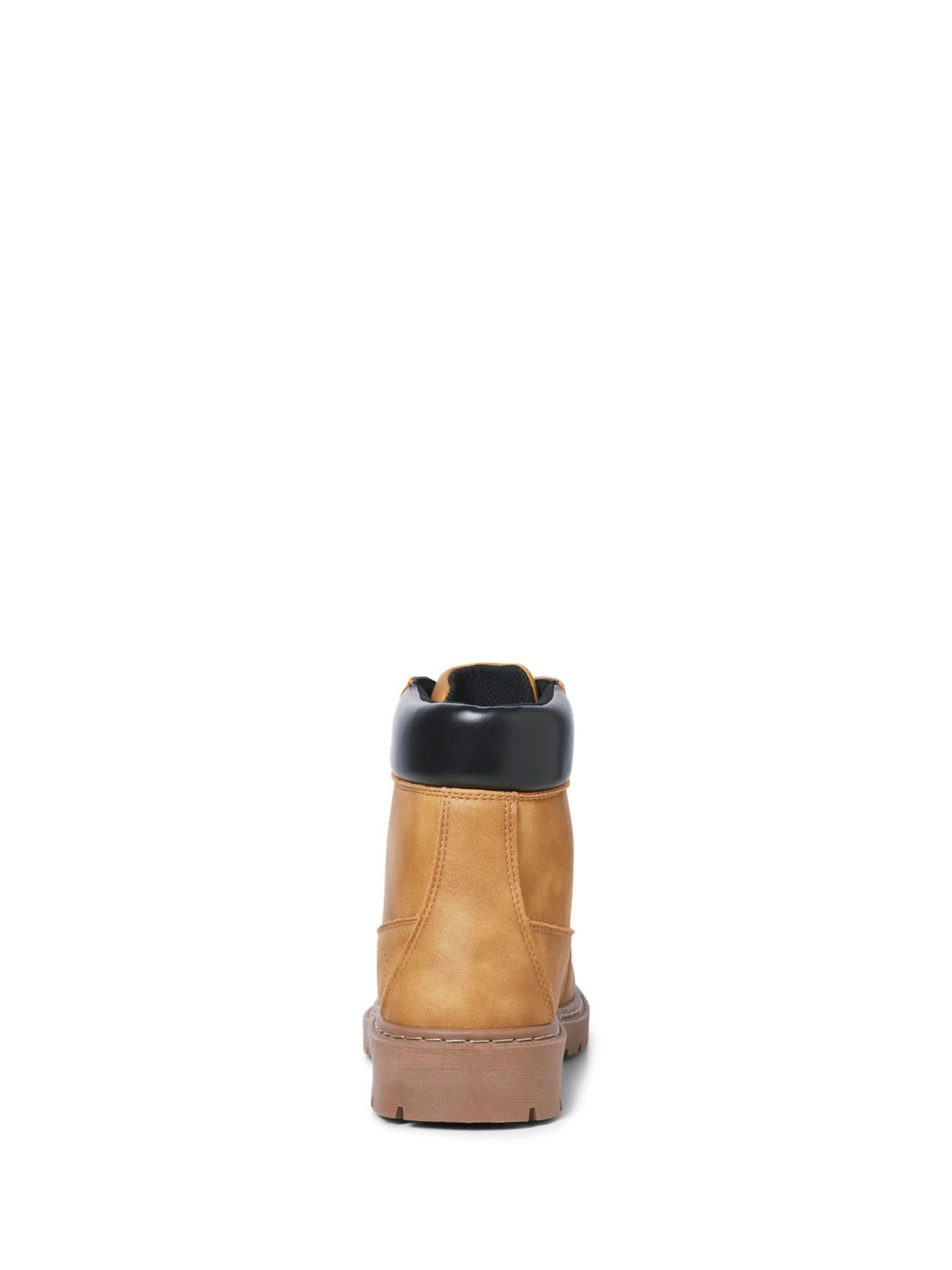 Bruin - JACK & JONES Tan Lace Up Ankle Boots