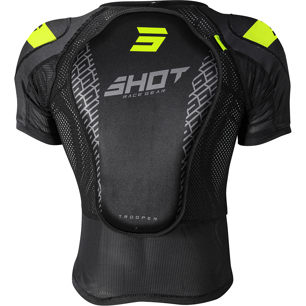 Shot - Gilet Trooper Noir / Jaune