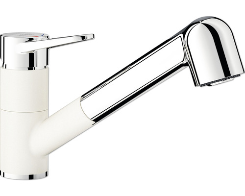 Blanco keukenkraan met handdouche WEGA-S II wit mat 526421