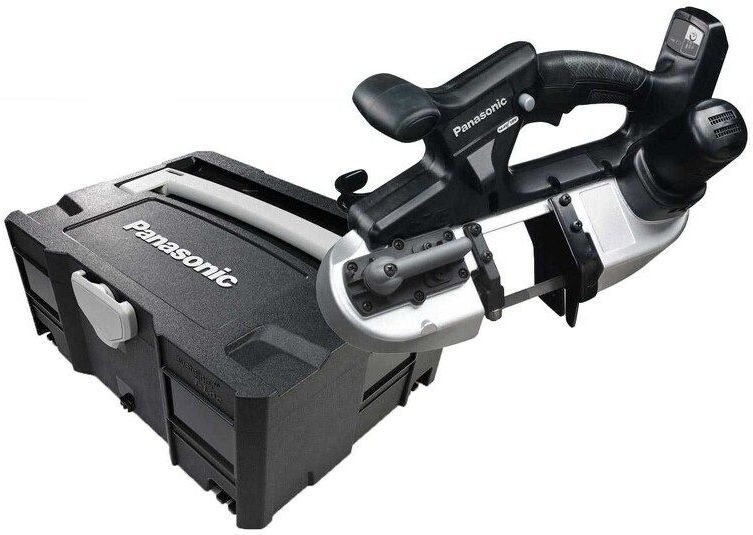 Panasonic Tools EY45A5XT Accu bandzaagmachine 18V Basic Body in systainer