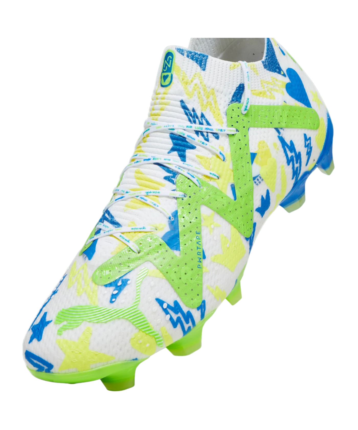 PUMA FUTURE Ultimate FG/AG NJr Weiss Blau F01