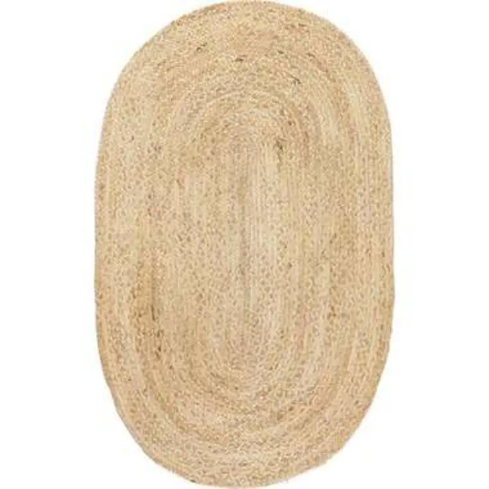 EVA Interior vloerkleed ovaal jute - naturel - 240 x 150 cm