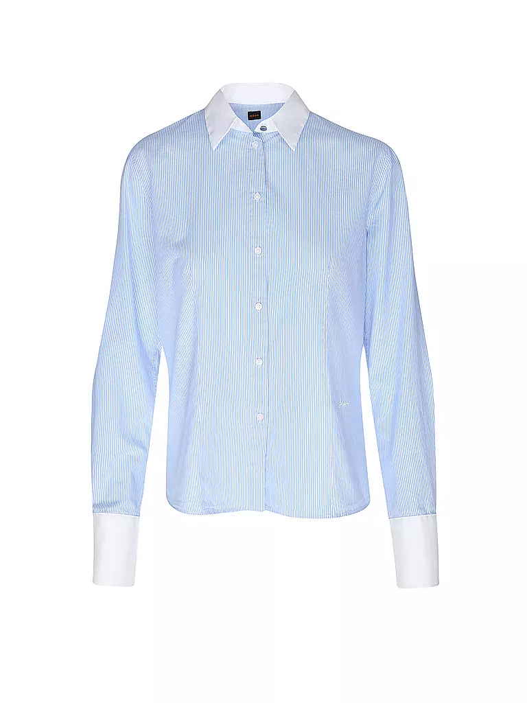 BOSS Bluse C_BARBYNA  hellblau