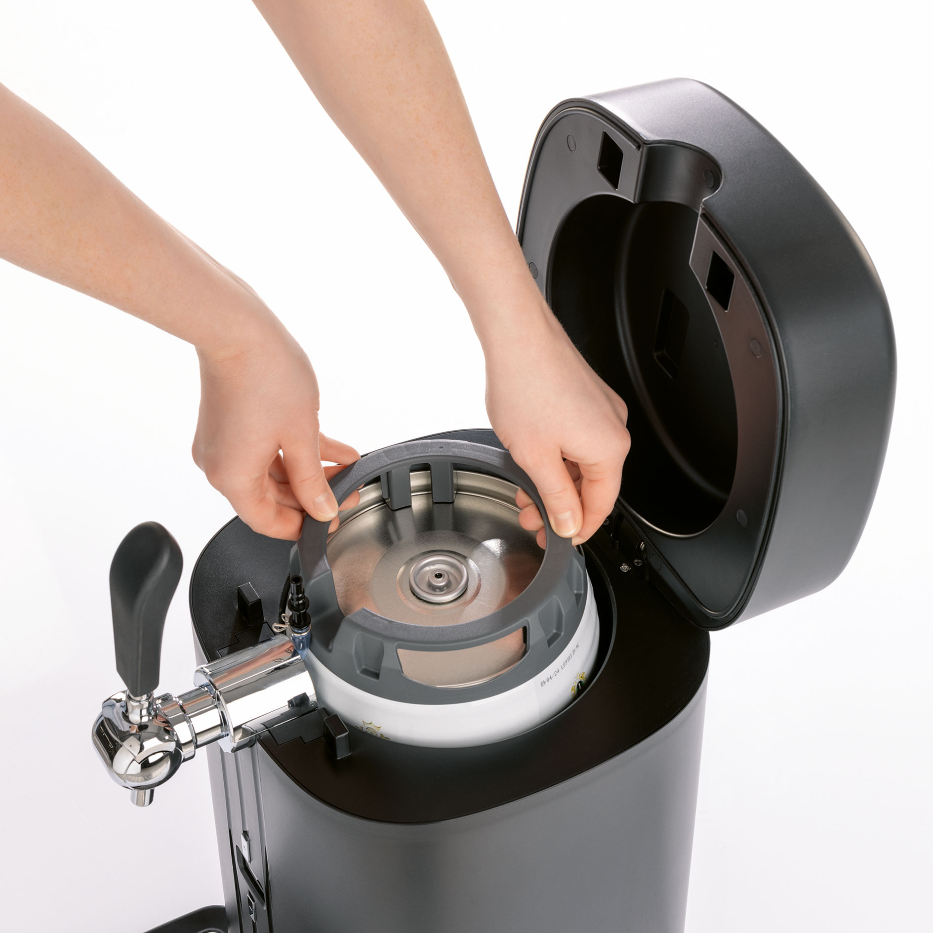 BIER MAXX Bierzapfanlage 14011 - mit CO2-Kapsel - für 5 Liter