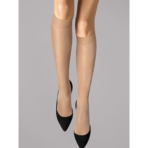 Wolford Satin Touch 20 Knee-Highs, Fairly Light, S