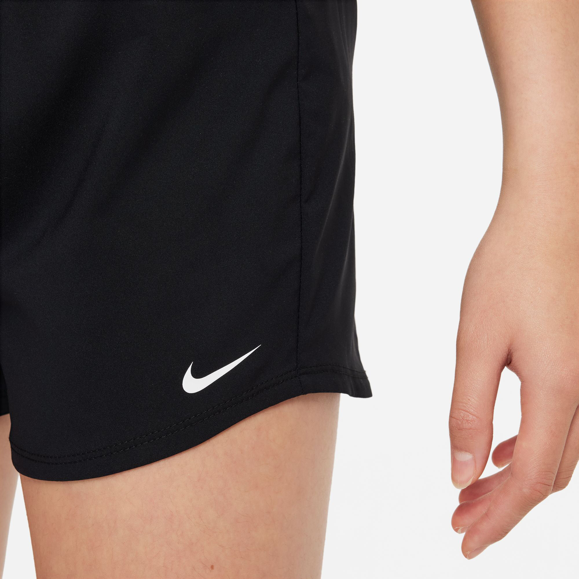 Nike Dri-Fit Big Kids High Waisted Woven Shorts Filles - Noir