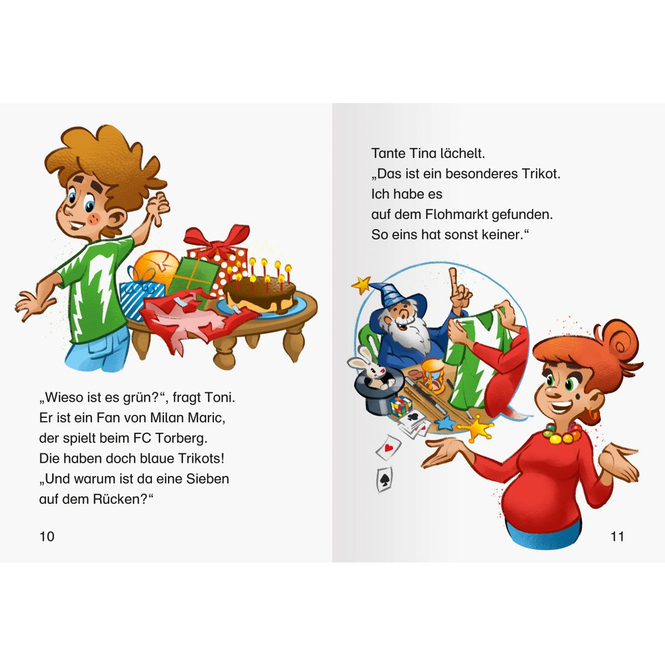 Leserabe - 1.Lesestufe - Tonis magisches Fußball-Trikot