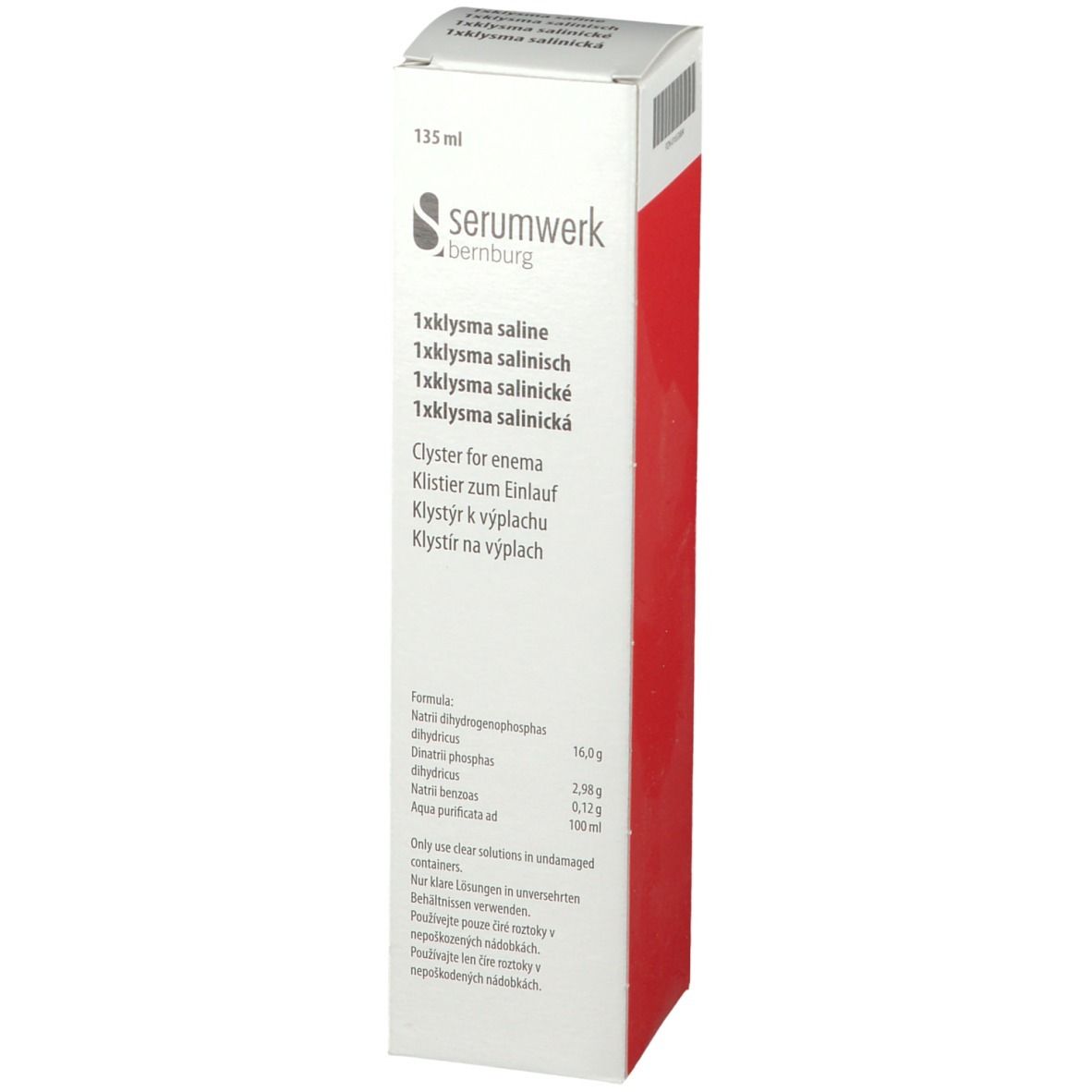 1 x Klysma salinisch 135 ml