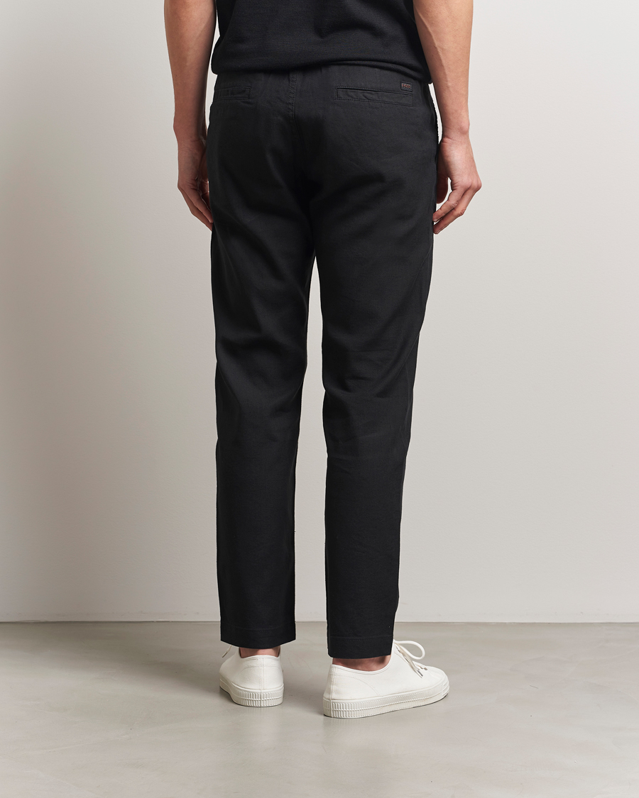 BOSS ORANGE Sanderson Linen Pants Black