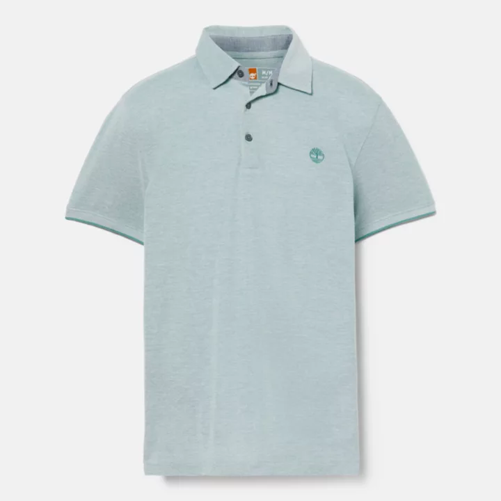 Polo Baboosic Brook Oxford pour homme en bleu sarcelle