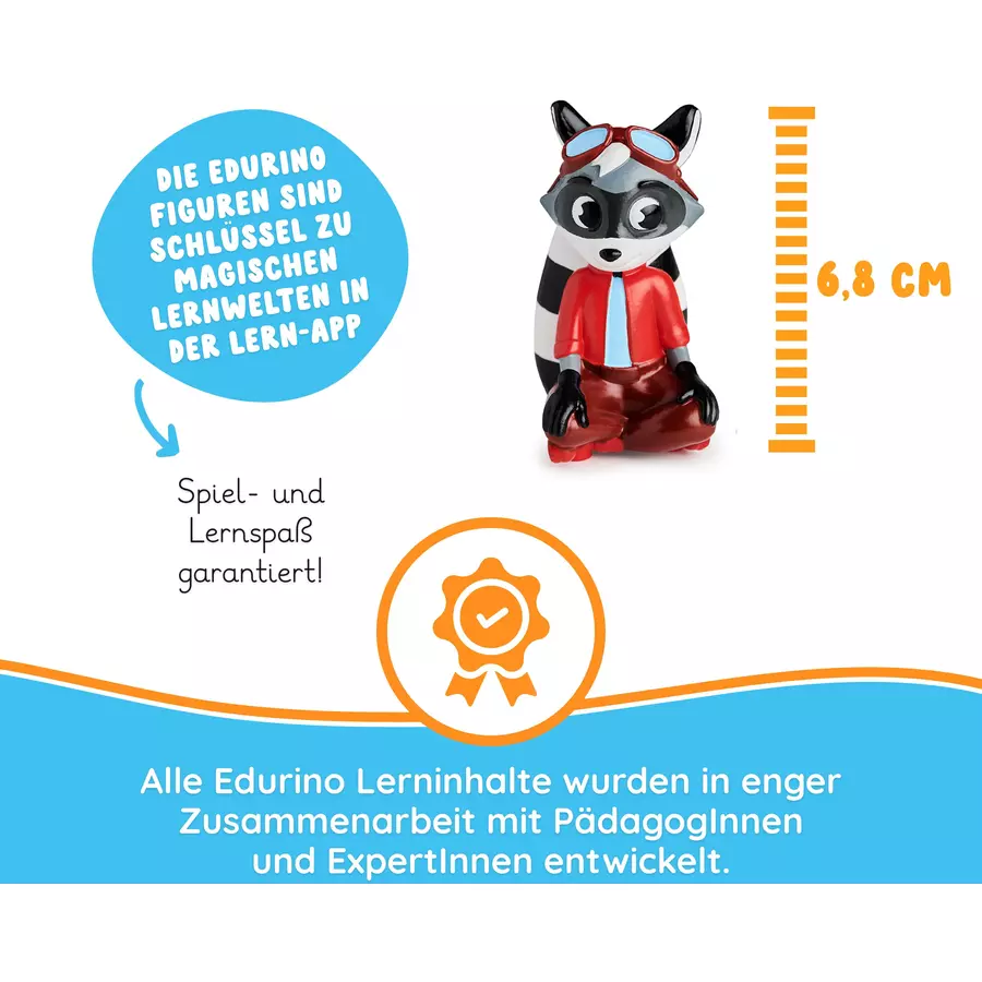 Edurino Lernspielzeug Lernfigur Edurino Figur Robin - Zahlen & Mengen Mehrfarbig