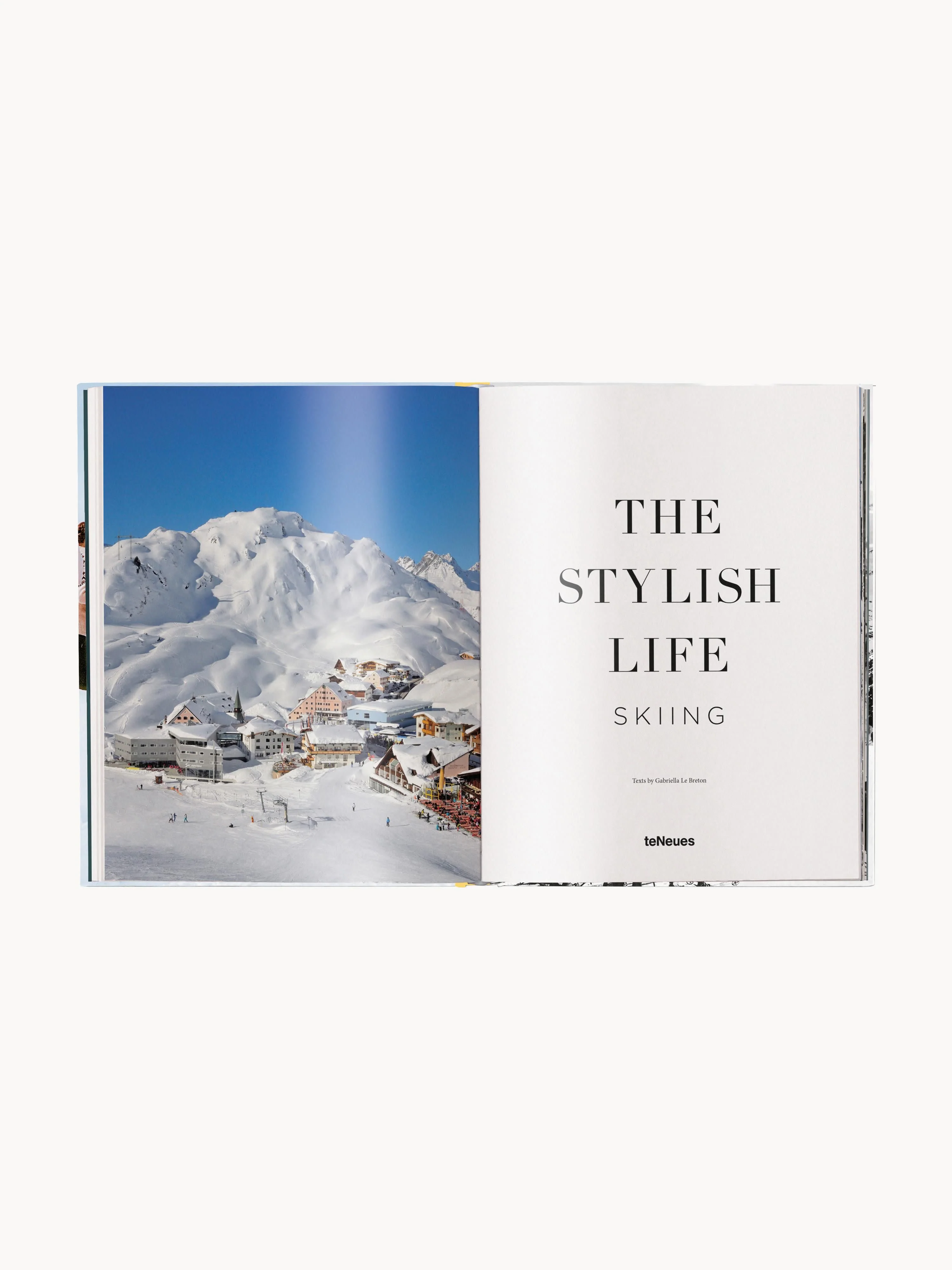 Geïllustreerd boek The Stylish Life - Skiing