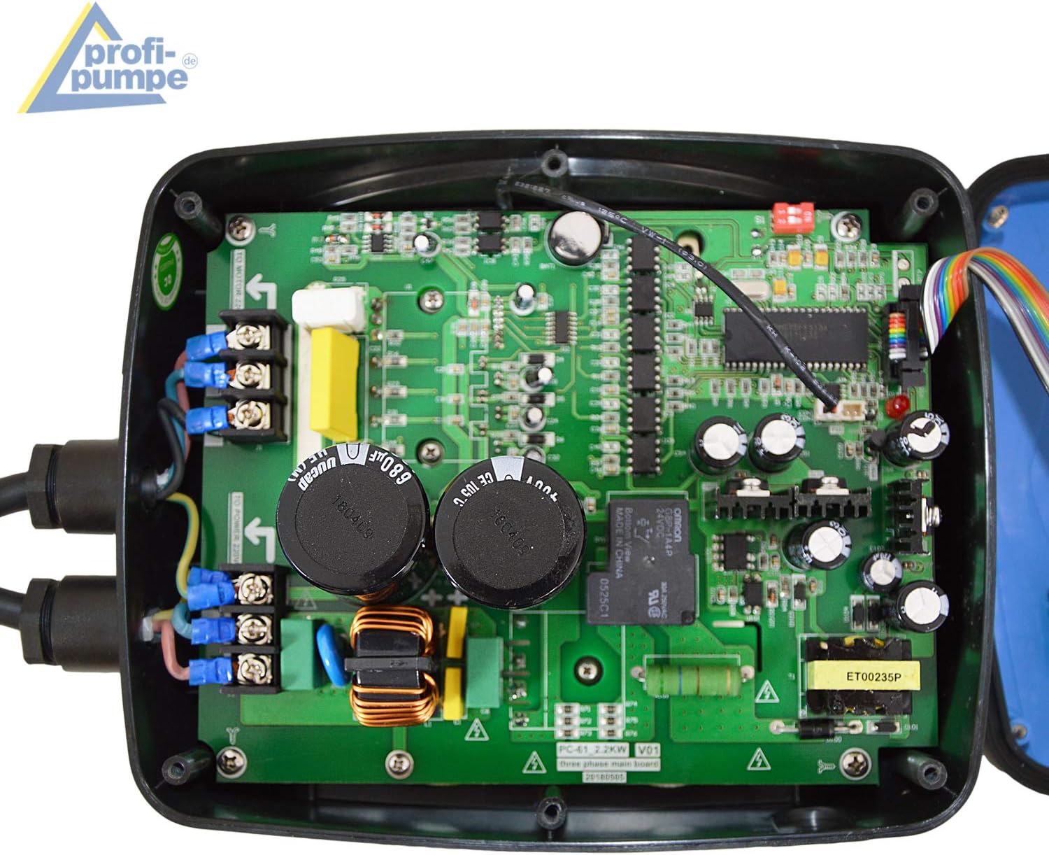 INVERTER-POOL-PUMPENSTEUERUNG 4-1,5KW verkabelt DRUCKSCHALTER Druckwächter Automatic-Controller Durchflusswächter Pumpendruckschalter für Pool Pumpe