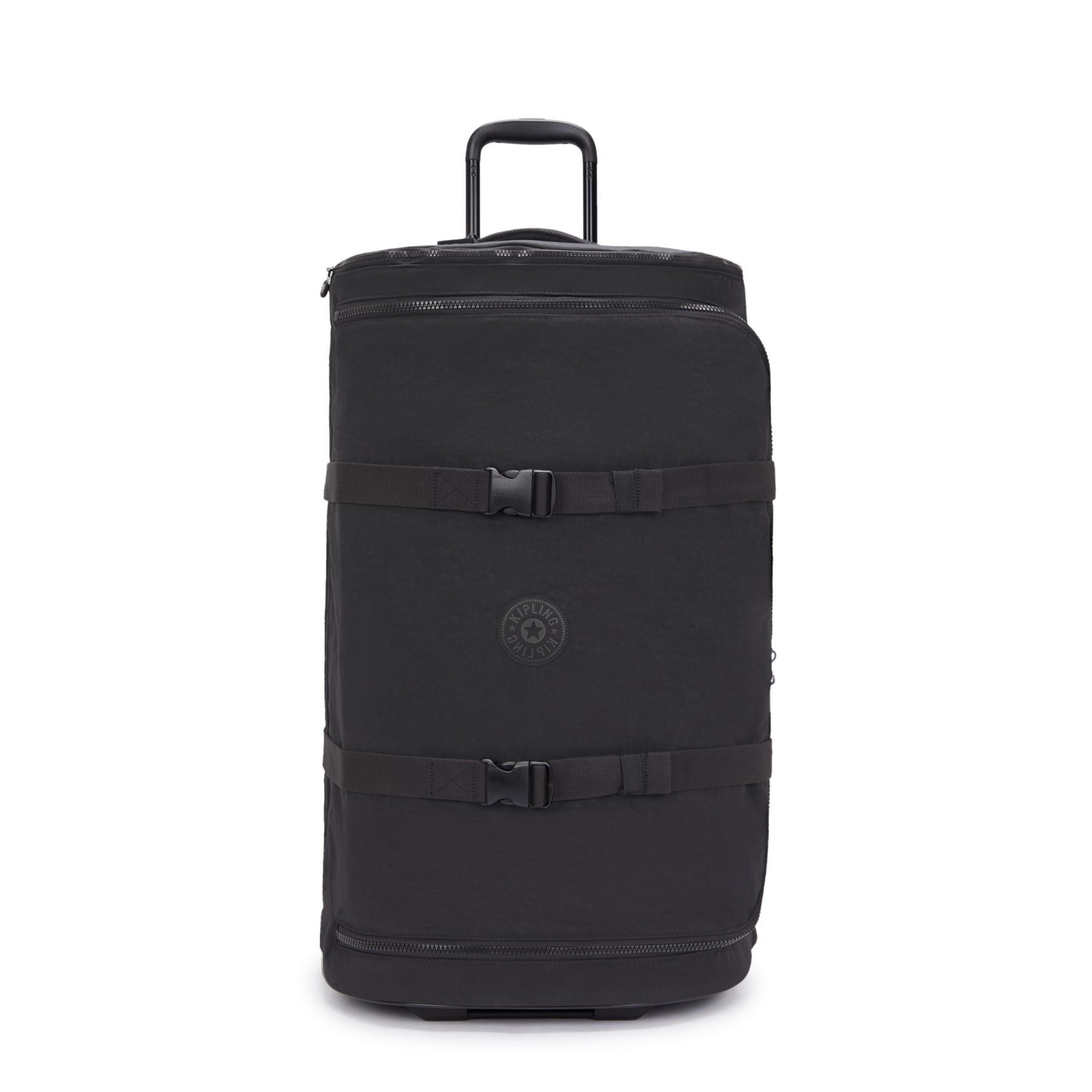 AVIANA L Grande valise à roulettes avec sangles ajustables - Black Noir