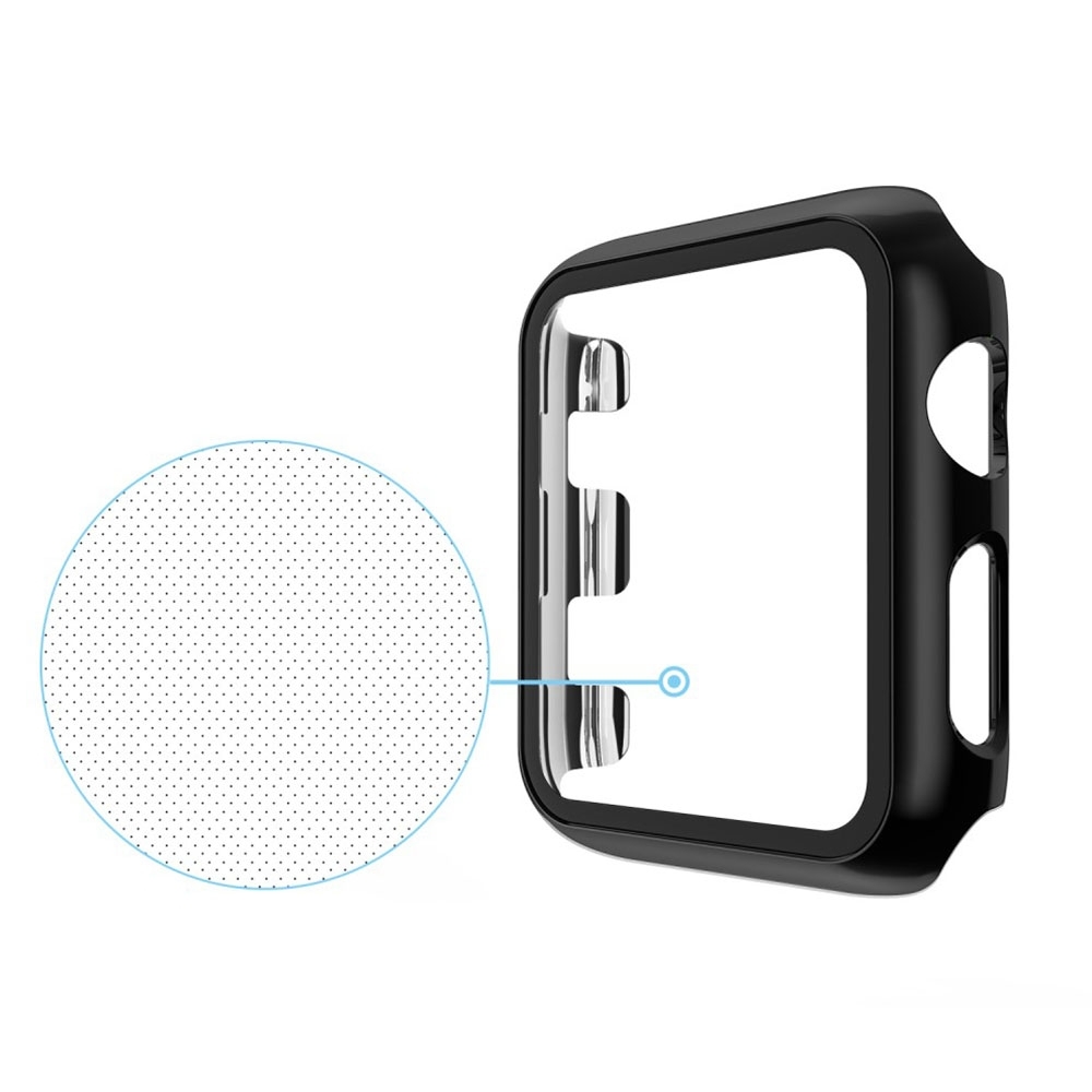 Apple Watch (40mm) Hardcase Bumper   Display Schutzfolie - Schwarz