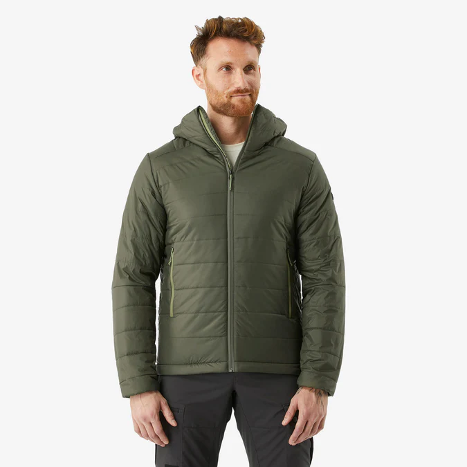 Decathlon Forclaz - Jaqueta sintética com capuz Forclaz MT100 para homem