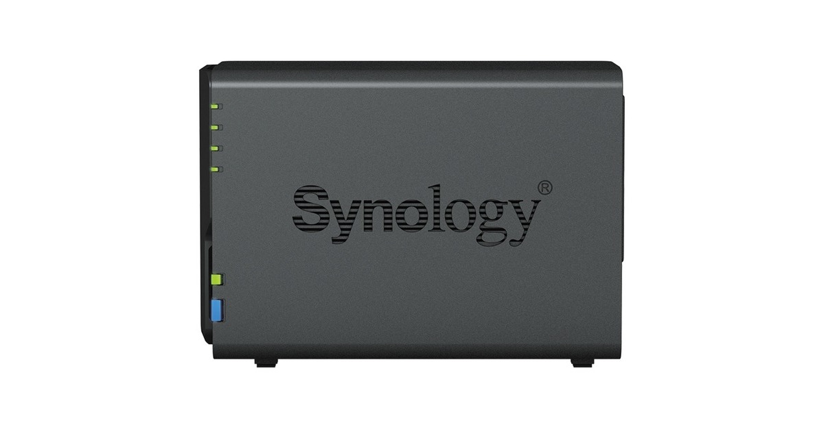 SynologyDiskStation DS223 nas  (Zwart, 1x 1GbE LAN, 3x USB 3.2 Gen 1)