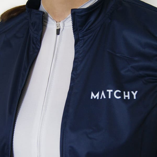 Veste vélo MATCHY CYCLING GILET BLEU MARINE