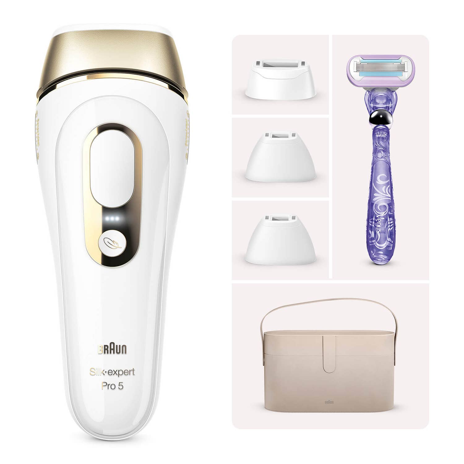 Braun Silk-expert Pro 5 PL5347 IPL-Haarentfernungsgerät für dauerhaft sichtbare Haarentfernung