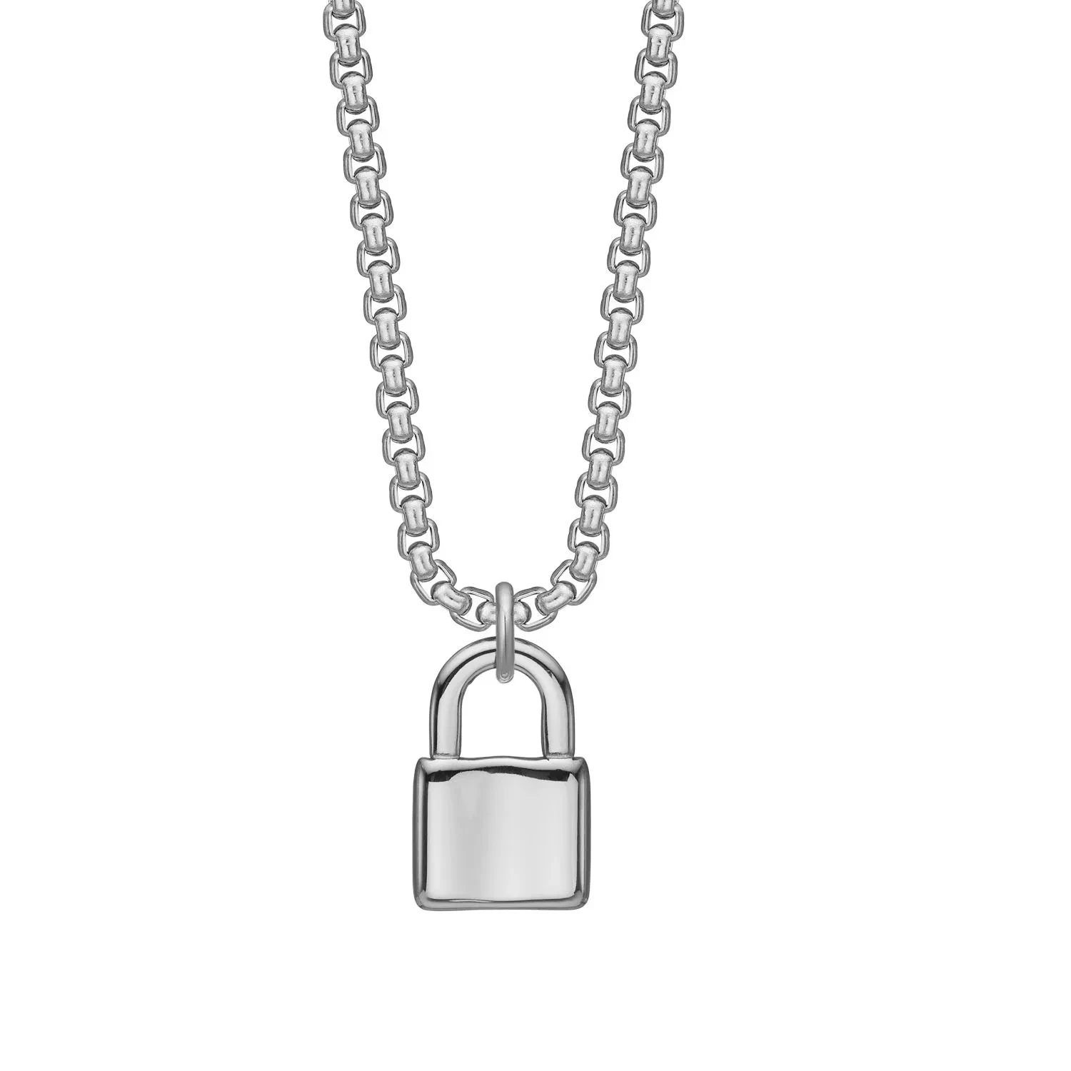 Captena Box Lock 3 mm Halskæde Rustfrit Stål DU10056