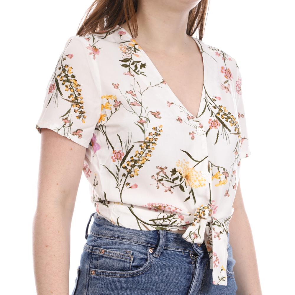Vero Moda Blouse Blanche à fleurs Femme Vero Moda Easy