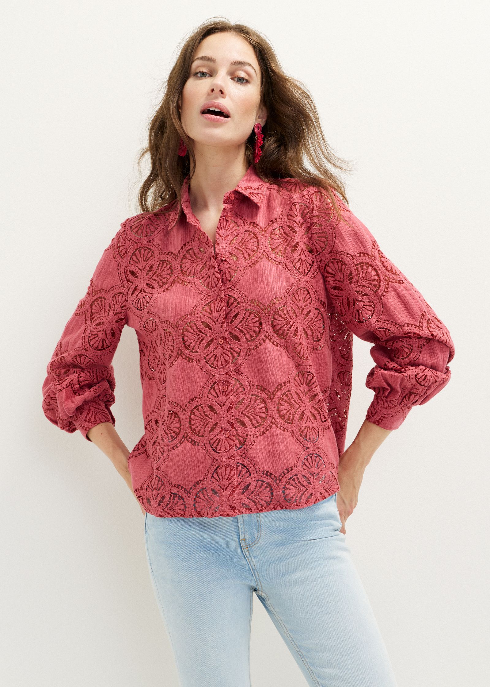 Kanten blouse