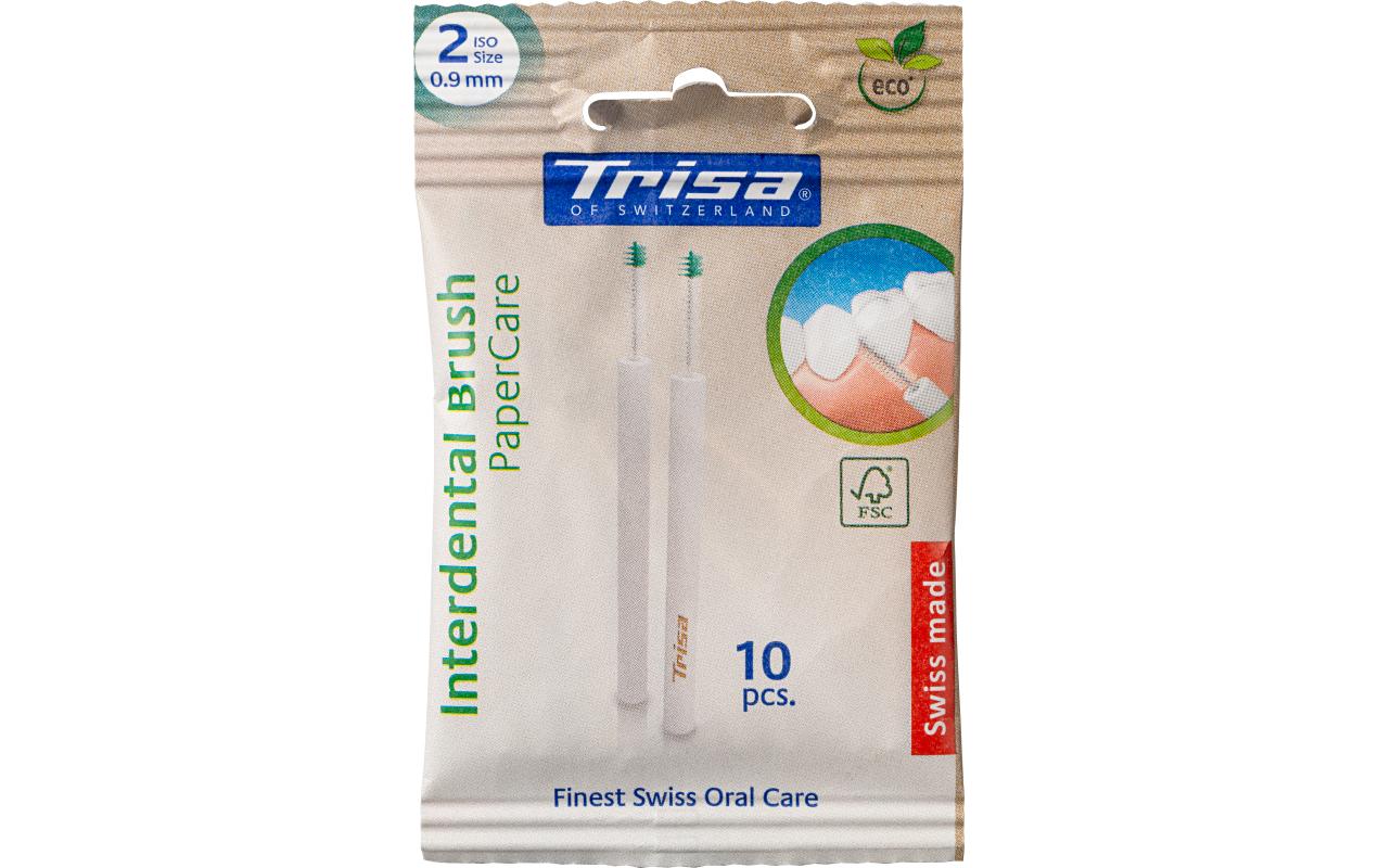 Interdentalbürste PaperCare ISO2 10 StückInterdentalbürste reinigt die Zahnzwischenräume effektiv