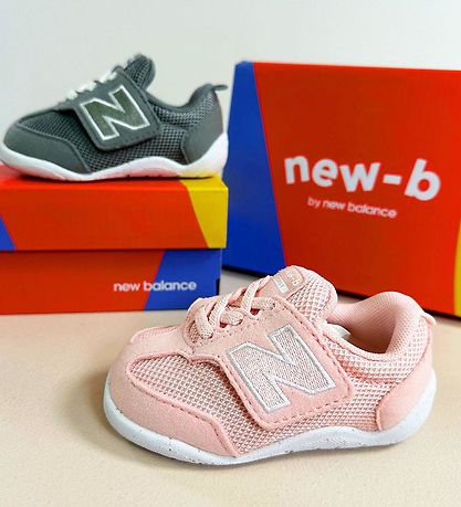 New Balance Begyndersko - First - Harbor Gray/Hvid