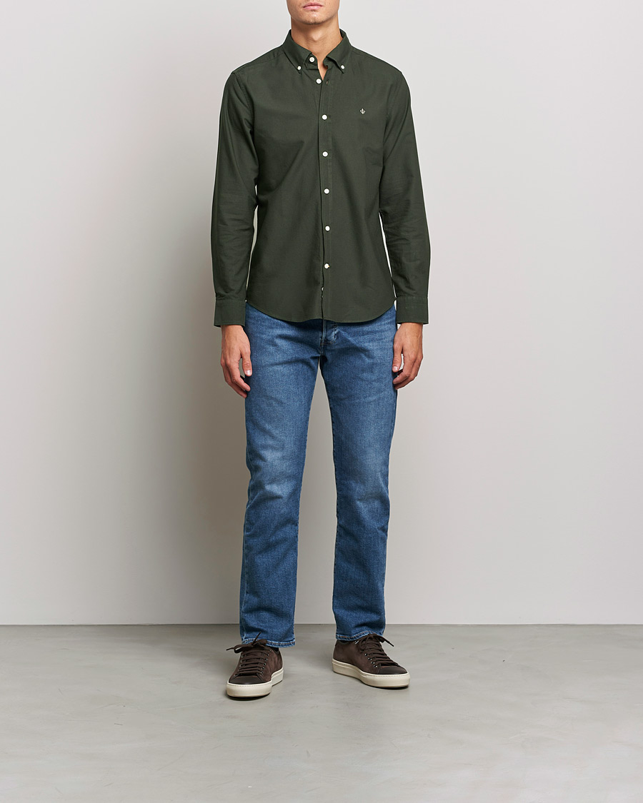 Morris Douglas Oxford Shirt Olive