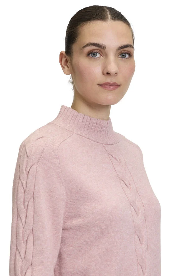 Betty Barclay Strickpullover Ku Pale mauve melange