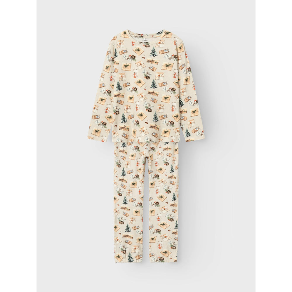 Køb Name It Jule Pyjamas Roccos Peyote Melange (duplikat beholdt ift. ID)