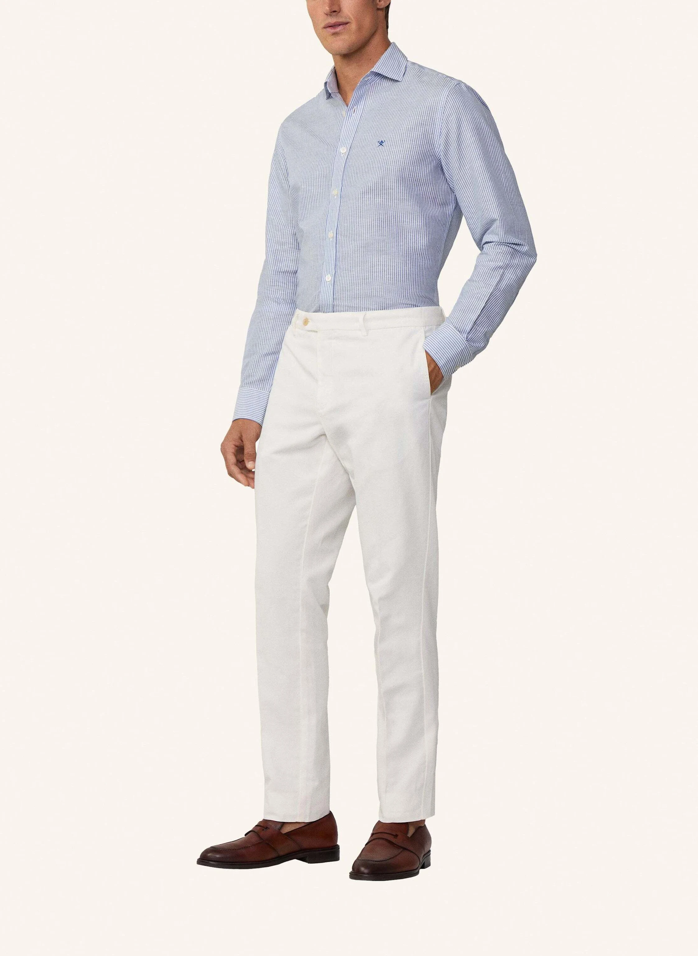 HACKETT LONDON Freizeithemd LINEN BENGEL STRIPE