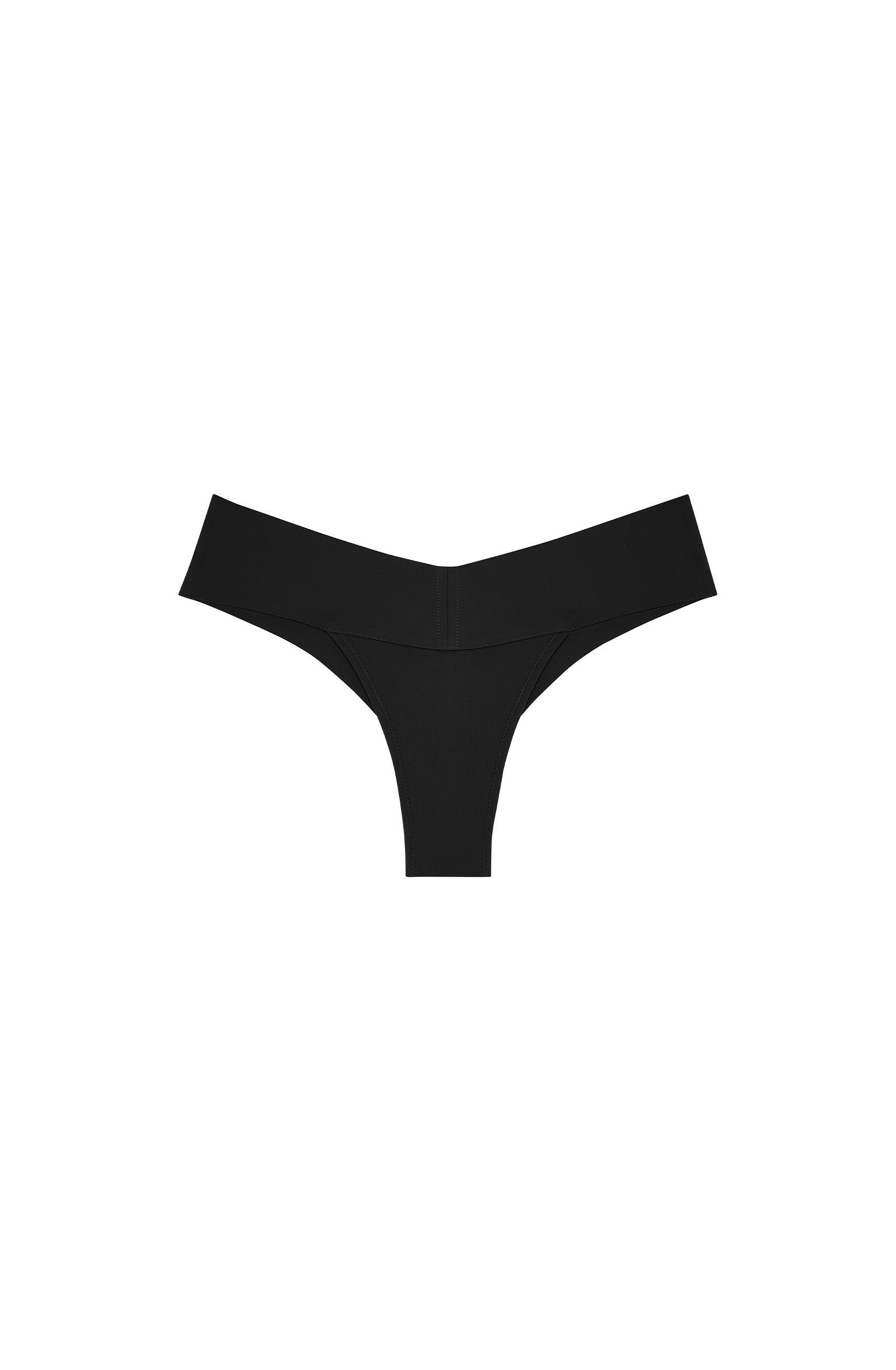 coura Bas de maillot tanga noir Noir