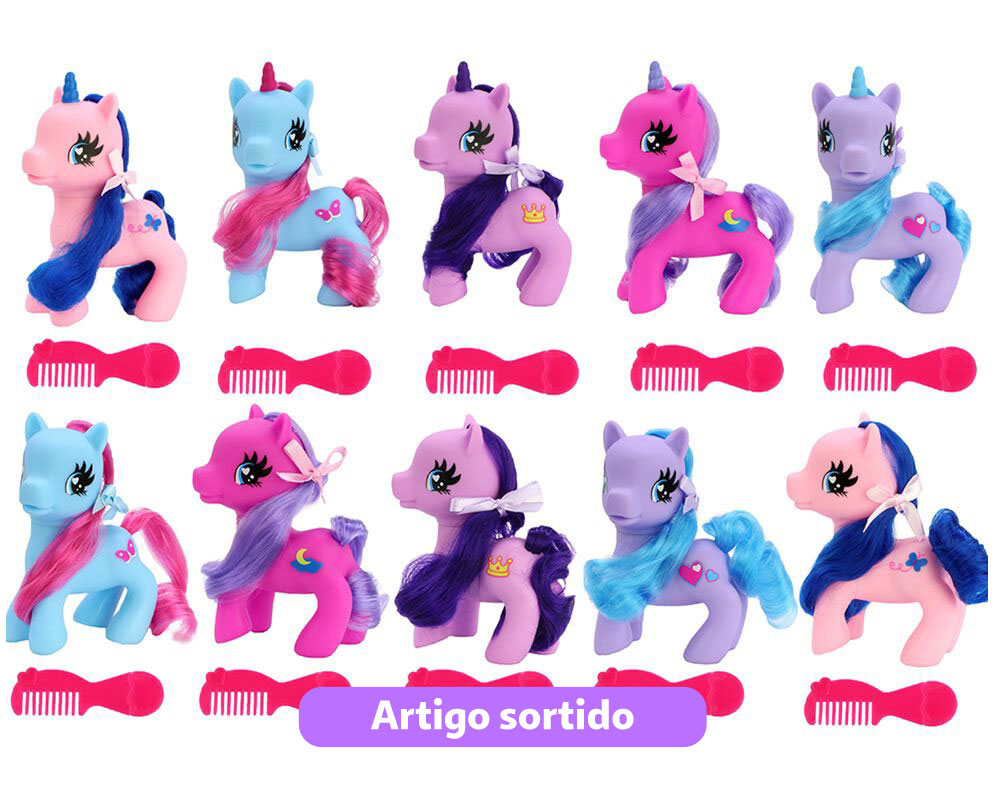 UNICÓRNIO OU PONEY ONE TWO FUN MODELOS SORTIDOS