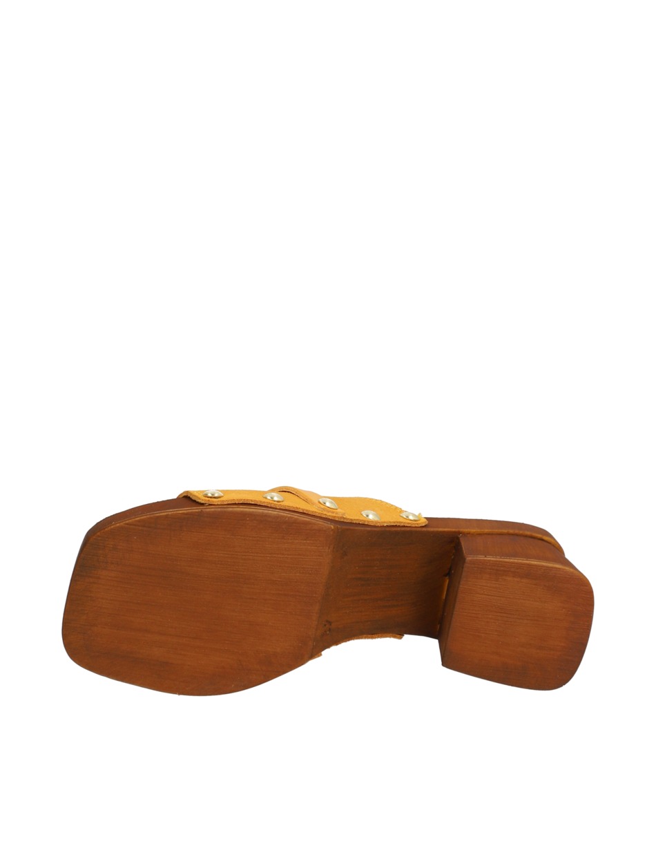Veloursleder Pantoffel