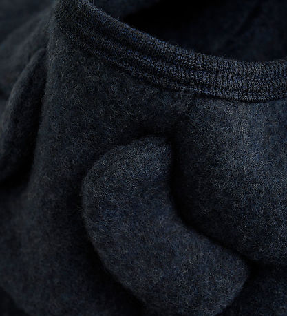 Huttelihut Cardigan - Uldfleece - Navy m. ?rer