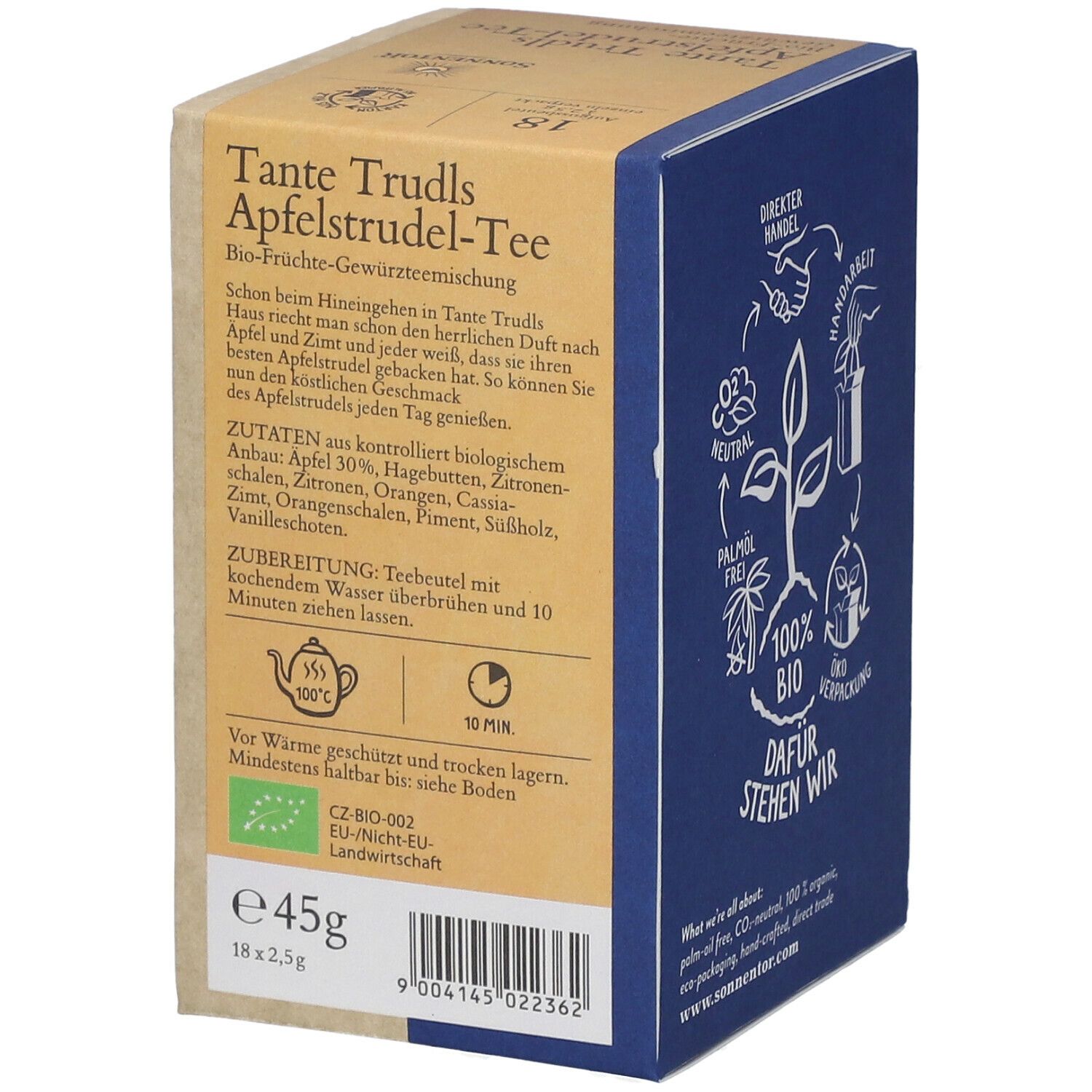 SonnentoR® Tante Trudls Apfelstrudel Tee bio