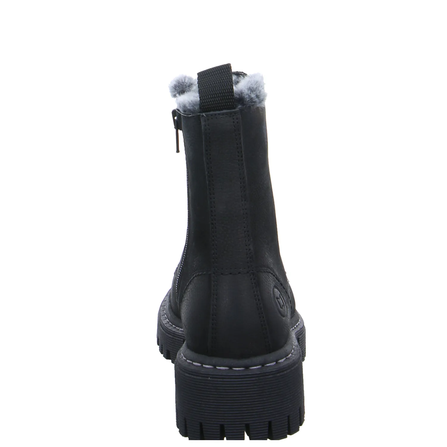 SCHUHENGEL Boot Schwarz Leder